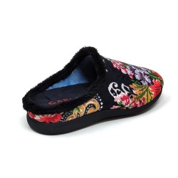 ZAPATILLA CASA MUJER CARLA 5549 FLORES FALLERAS