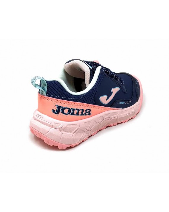 Zapatilla Lona niña Joma C.Press Jr 903 Navy-Pink. por 22,10 €