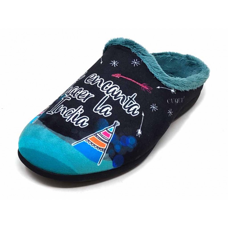 COMPRA ESTA ZAPATILLA DE IR POR CASA DE MUJER DE LA MARCA CUQUE 5519