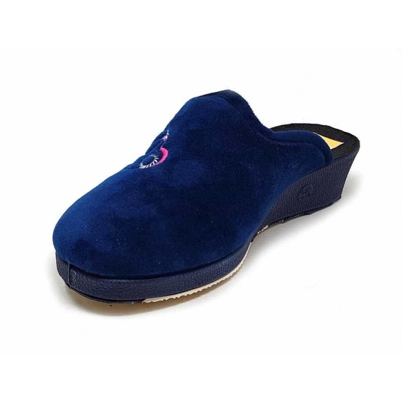 ZAPATILLA CASA MUJER CUÑA CARLA 21-640