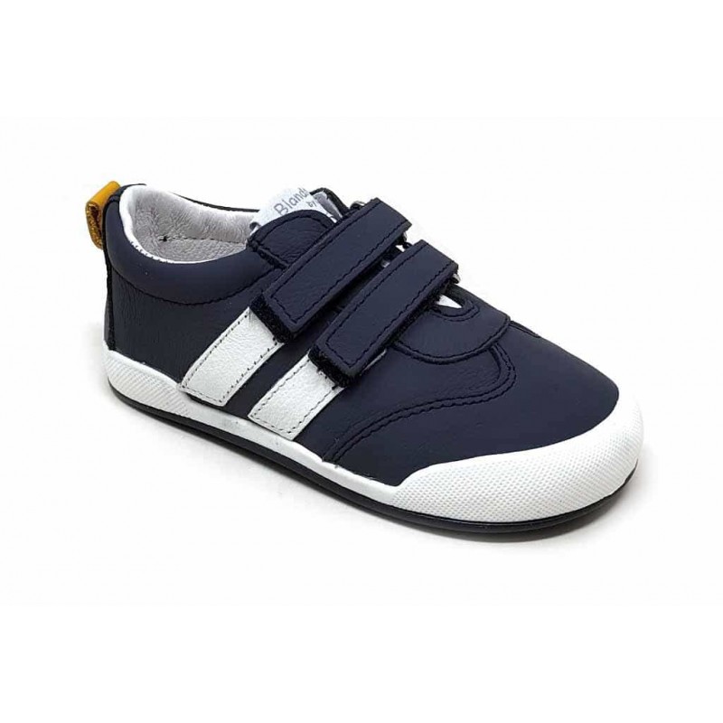 DEPORTIVO BEBE MILAN NAVY25 PIEL BLANDITOS CRIOS