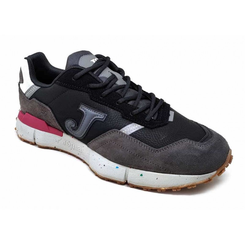 DEPORTIVO PIEL HOMBRE JOMA C.1992 MEN 2401 BLACK GREY