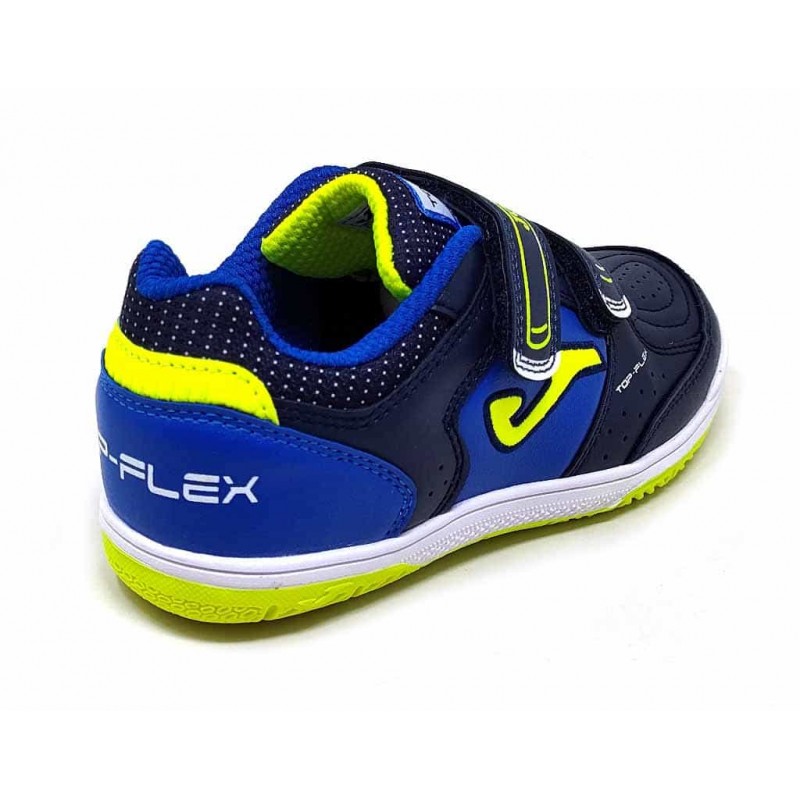 DEPORTIVO NIÑO JOMA TOP FLEX JR 2403 NAVY ROYAL INDOOR