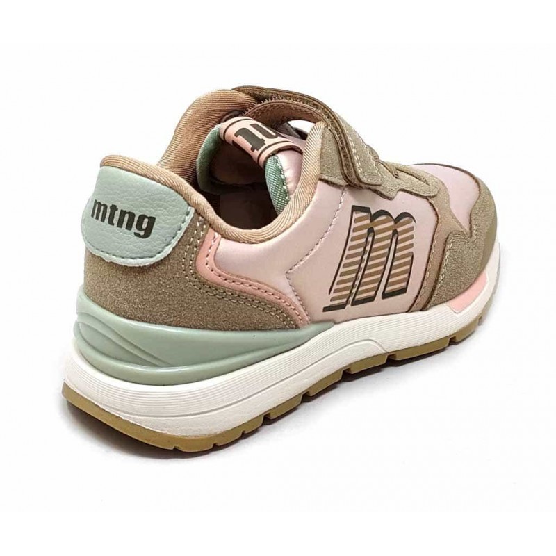 DEPORTIVO NIÑA MUSTANG 48983-V PLITY TAUPE