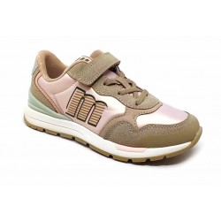 DEPORTIVO NIÑA MUSTANG 48983-V PLITY TAUPE