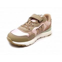 DEPORTIVO NIÑA MUSTANG 48983-V PLITY TAUPE