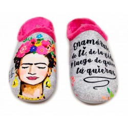 ZAPATILLA CASA MUJER VULCA BICHA 1370 FRIDA PERLA