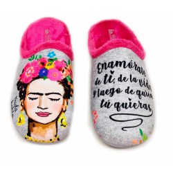 ZAPATILLA CASA MUJER VULCA BICHA 1370 FRIDA PERLA