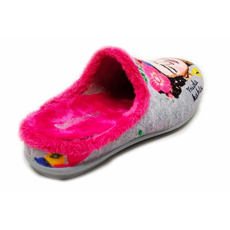 ZAPATILLA CASA MUJER VULCA BICHA 1370 FRIDA PERLA