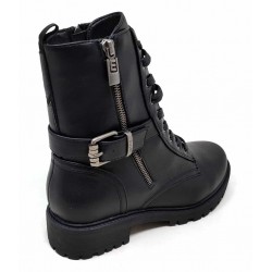 BOTIN MILITAR MUJER MUSTANG 50355 TRAP BLACK