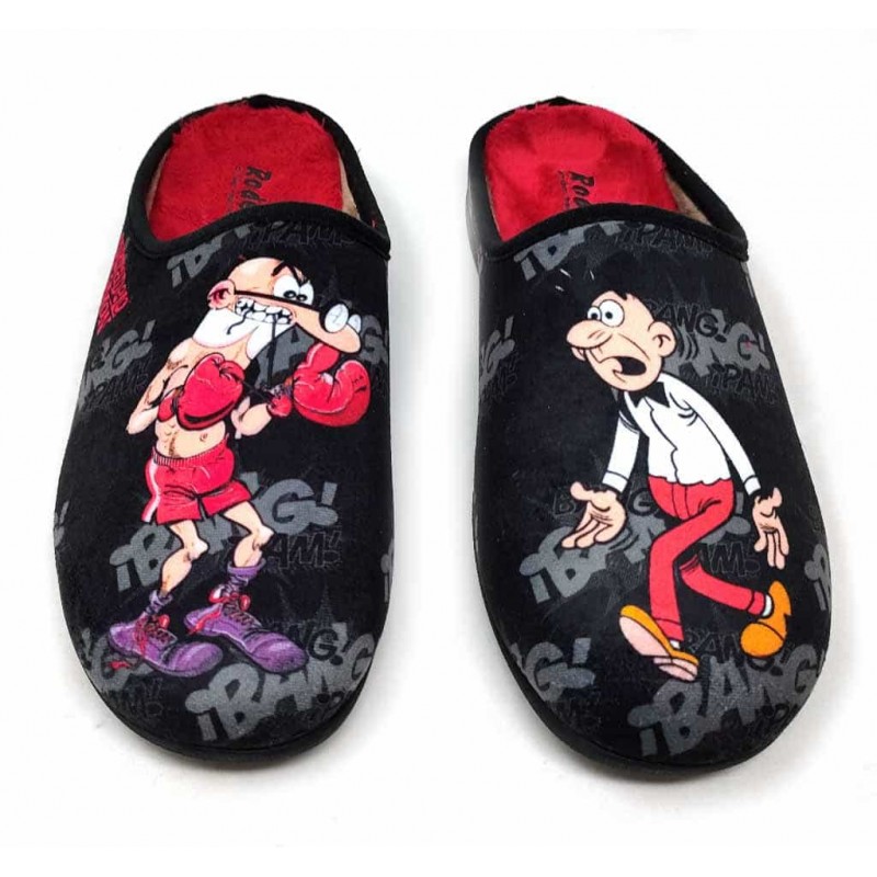 ZAPATILLA CASA HOMBRE MORTADELO Y FILEMON RODEVIL 582