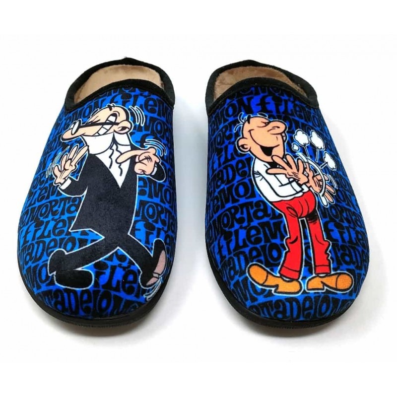 ZAPATILLA CASA HOMBRE  MORTADELO Y FILEMON RODEVIL 539