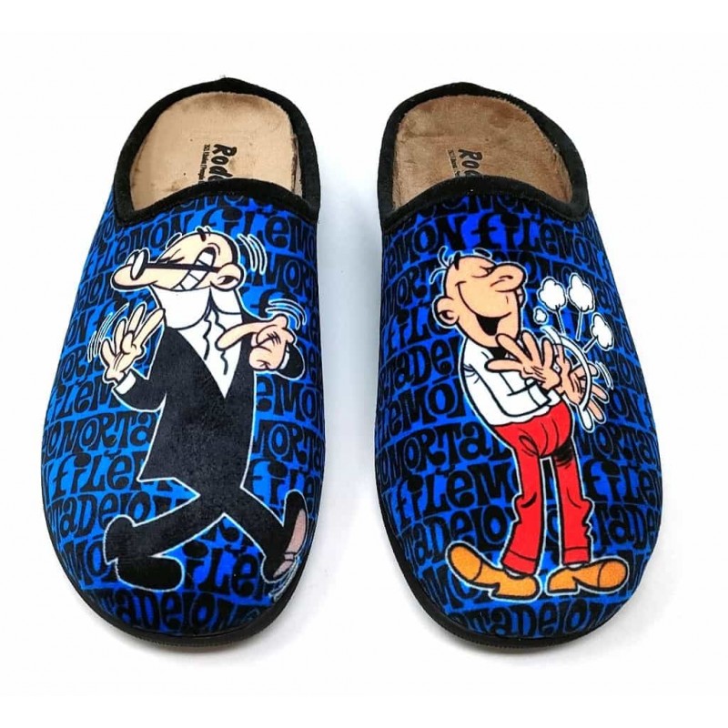 ZAPATILLA CASA HOMBRE  MORTADELO Y FILEMON RODEVIL 539