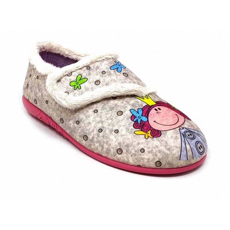 ZAPATILLA CASA NIÑA MICHU CERRADA 7155