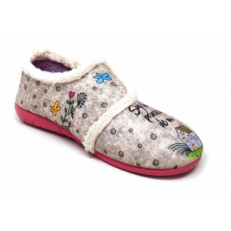 ZAPATILLA CASA NIÑA MICHU CERRADA 7155