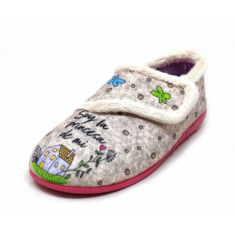 ZAPATILLA CASA NIÑA MICHU CERRADA 7155