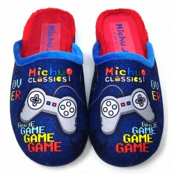 ZAPATILLA CASA NIÑO MICHU 7071 GAME