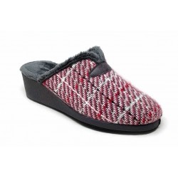 ZAPATILLA CASA MUJER CUÑA GARZON 175.468 - MALVA