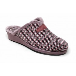 ZAPATILLA CASA MUJER CUÑA GARZON 1725.502 - PURPURA