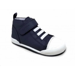 BOTIN BEBE BOSTON NAVY25 PIEL BLANDITOS CRIOS