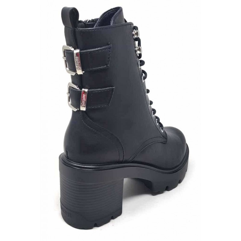 BOTIN MILITAR MUJER MUSTANG 59461 TRAP BLACK