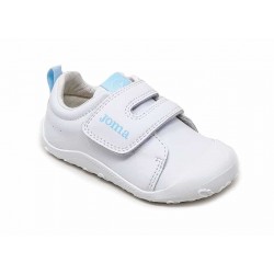 DEPORTIVO BEBE PIEL JOMA TEDDY BABY 2505 WHITE BLUE