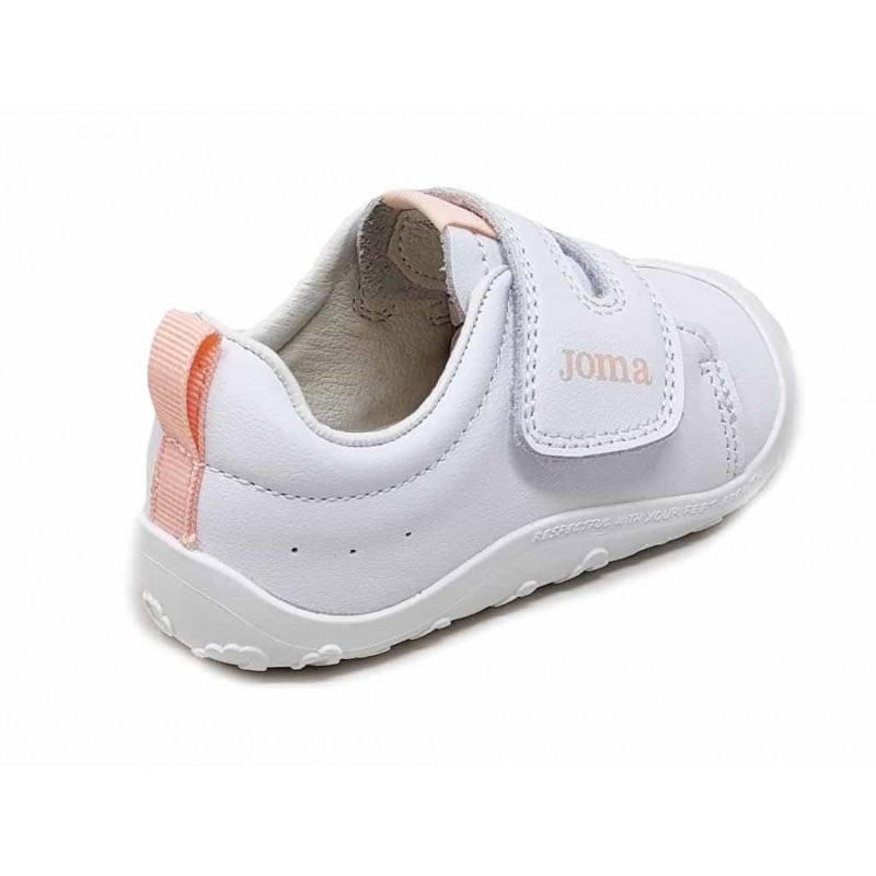 DEPORTIVO BEBE PIEL JOMA TEDDY BABY 2529 WHITE PINK