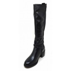 BOTA MUJER MARIAMARE 63495 FORMAL BLACK/LEGEND ANCHO ESPECIAL ELASTICO