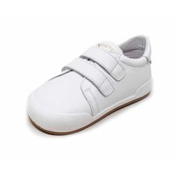 DEPORTIVO BEBE LONDRES BLANCO 25V PIEL BLANDITOS CRIOS