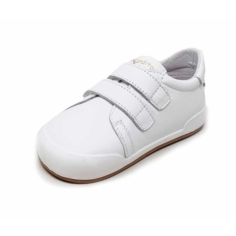 DEPORTIVO BEBE LONDRES BLANCO 25V PIEL BLANDITOS CRIOS