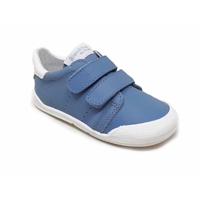 DEPORTIVO BEBE PARIS AZUL 25V PIEL BLANDITOS CRIOS