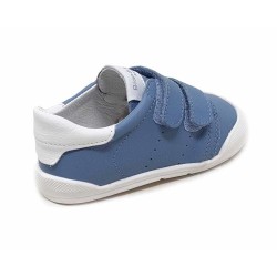 DEPORTIVO BEBE PARIS AZUL 25V PIEL BLANDITOS CRIOS