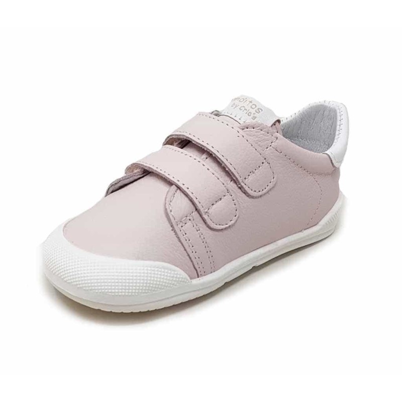 DEPORTIVO BEBE PARIS ROSA 25V PIEL BLANDITOS CRIOS